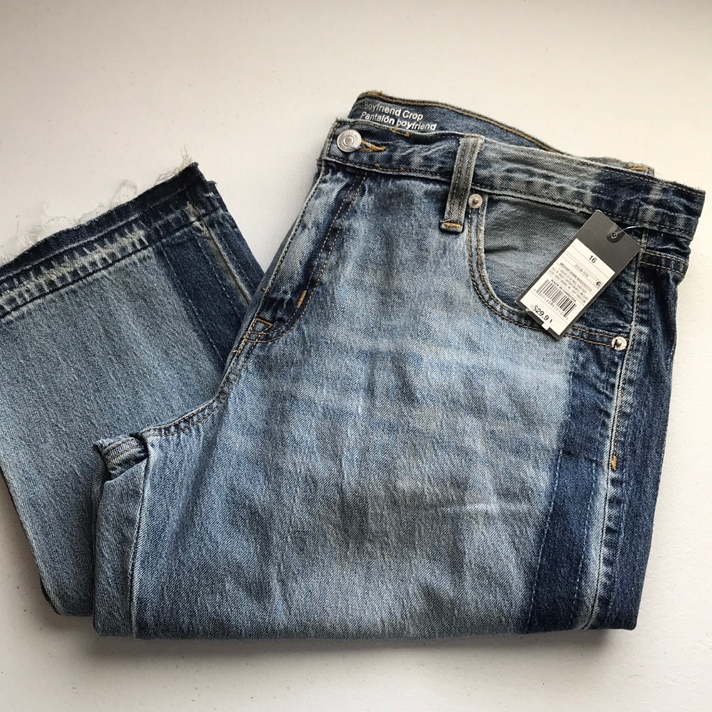 Boyfriend crop jeans